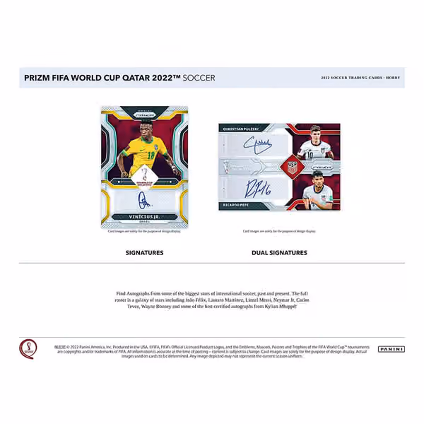 2022 Panini Prizm FIFA World Cup Soccer Hobby Box view 4