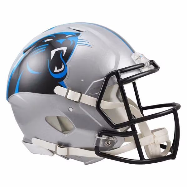 Carolina Panthers Authentic NFL Speed Full Size Helmet view 1