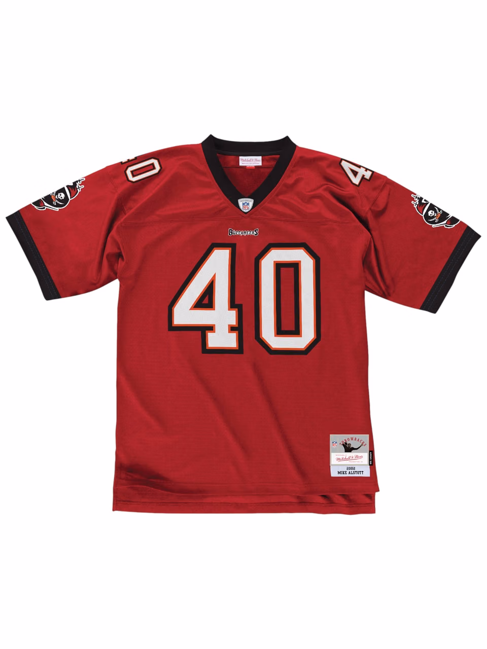 Mike Alstott #40 Tampa Bay Buccaneers 2002 Legacy Throwback NFL Jersey Red view 2
