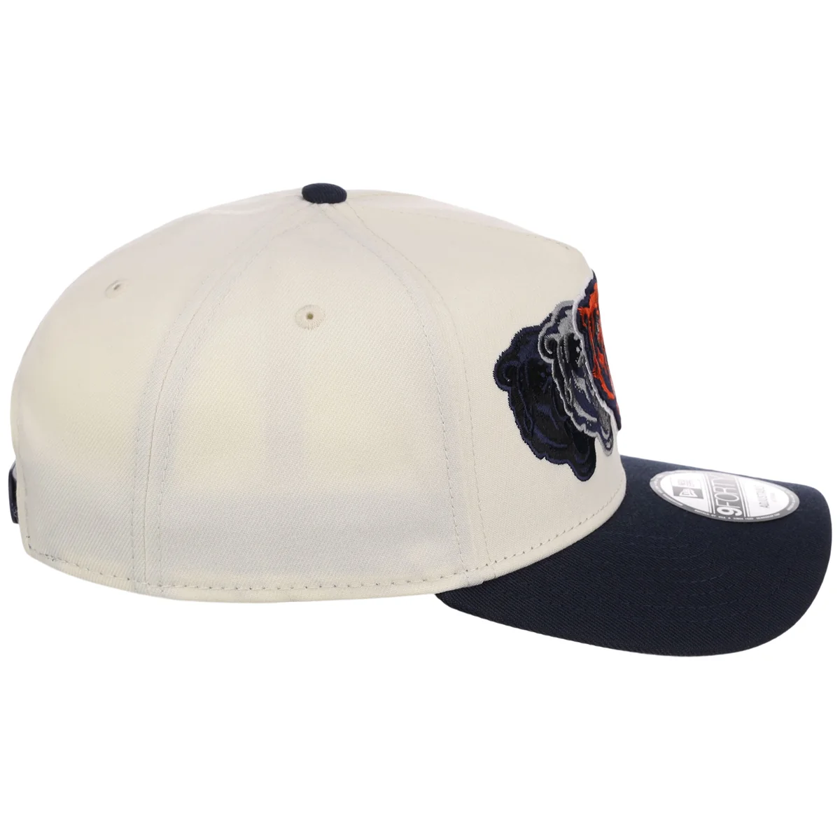 Chicago Bears NFL Seismic New Era 9FORTY A-Frame detail view