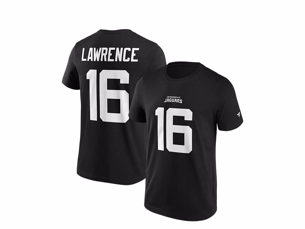 Fanatics Jacksonville Jaguars Trevor Lawrence Name & Number T-Shirt front