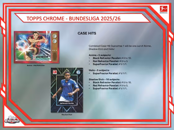 2025/26 Topps Chrome Bundesliga Football Hobby Box view 5