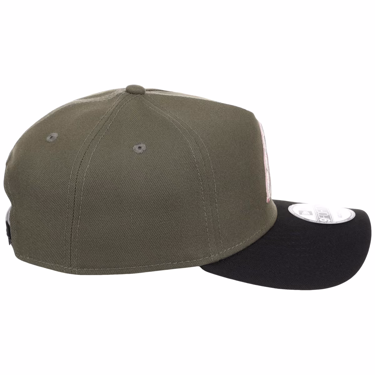 Arizona Diamondbacks MLB Olive x Black & Pink FASHION CORE New Era 9FORTY A-Frame detail view