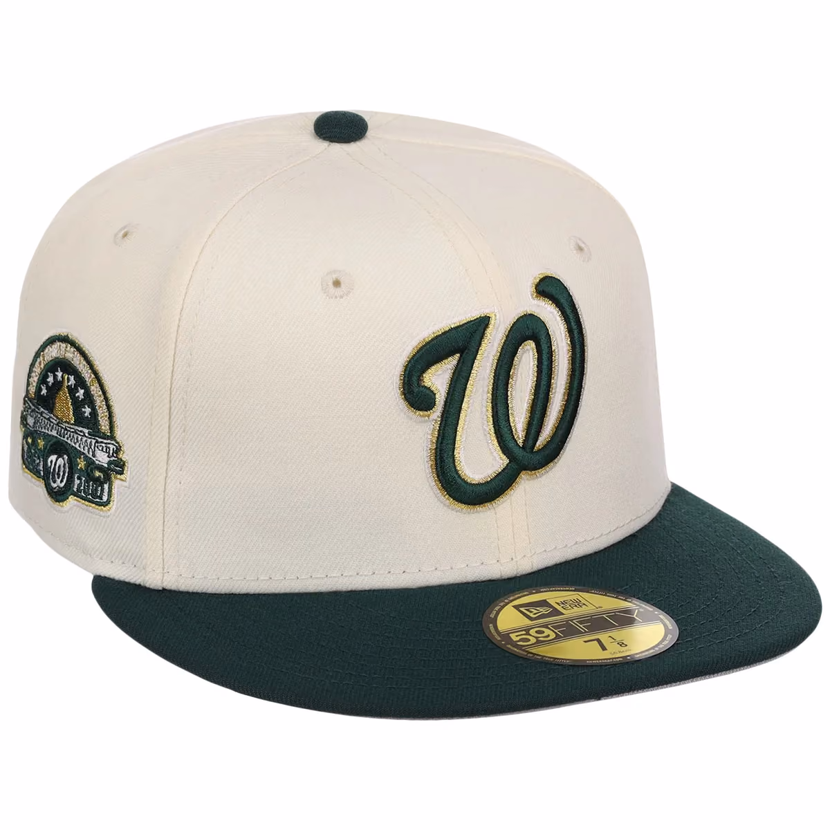 Washington Nationals MLB Gilded Ivy New Era 59FIFTY front view