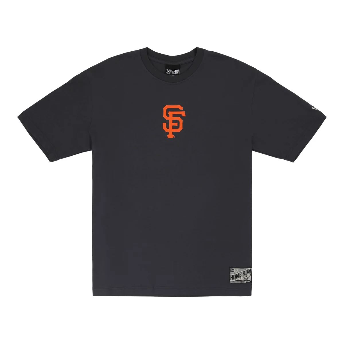 San Francisco Giants Spring Color Collection New Era Charcoal Tee front view