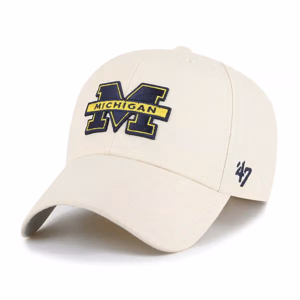 Michigan Wolverines '47 MVP Adjustable NCAA Cap Natural product photo