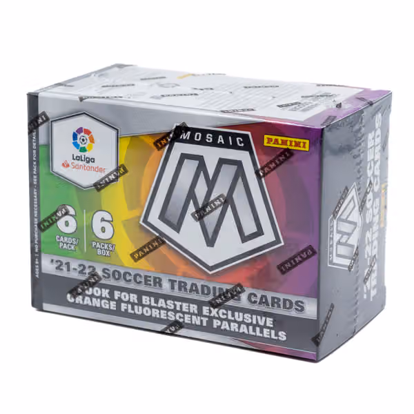 2021/22 Panini Mosaic La Liga España Soccer Blaster Box view 2