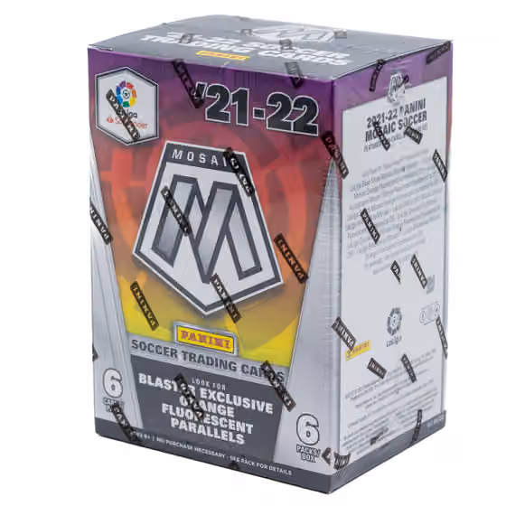 2021/22 Panini Mosaic La Liga España Soccer Blaster Box view 1