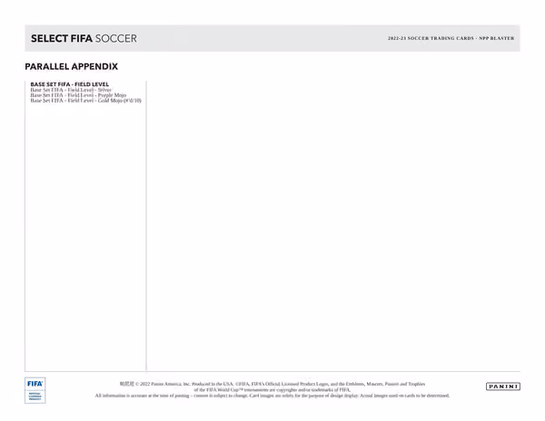 2022/23 Panini Select FIFA Soccer Asia Tmall Box view 6