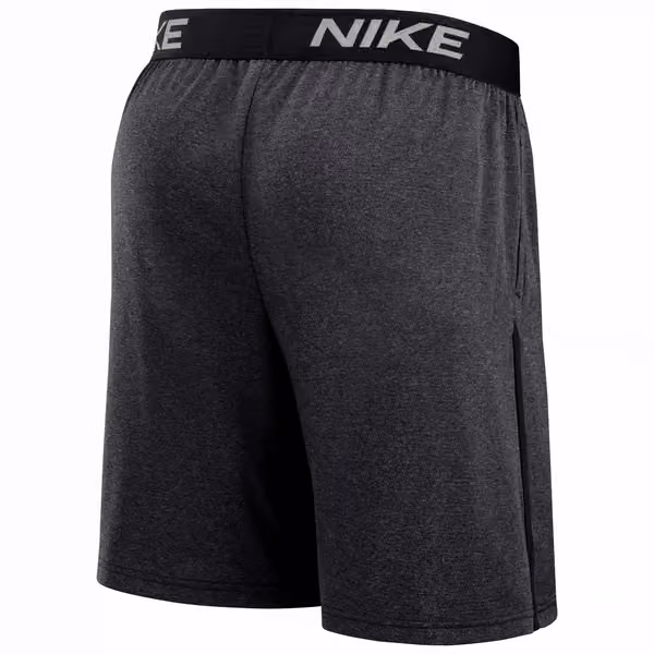 Colorado Rockies 2024 MLB Authentic Practice Nike Dri-FIT Shorts Dark Gray view 2