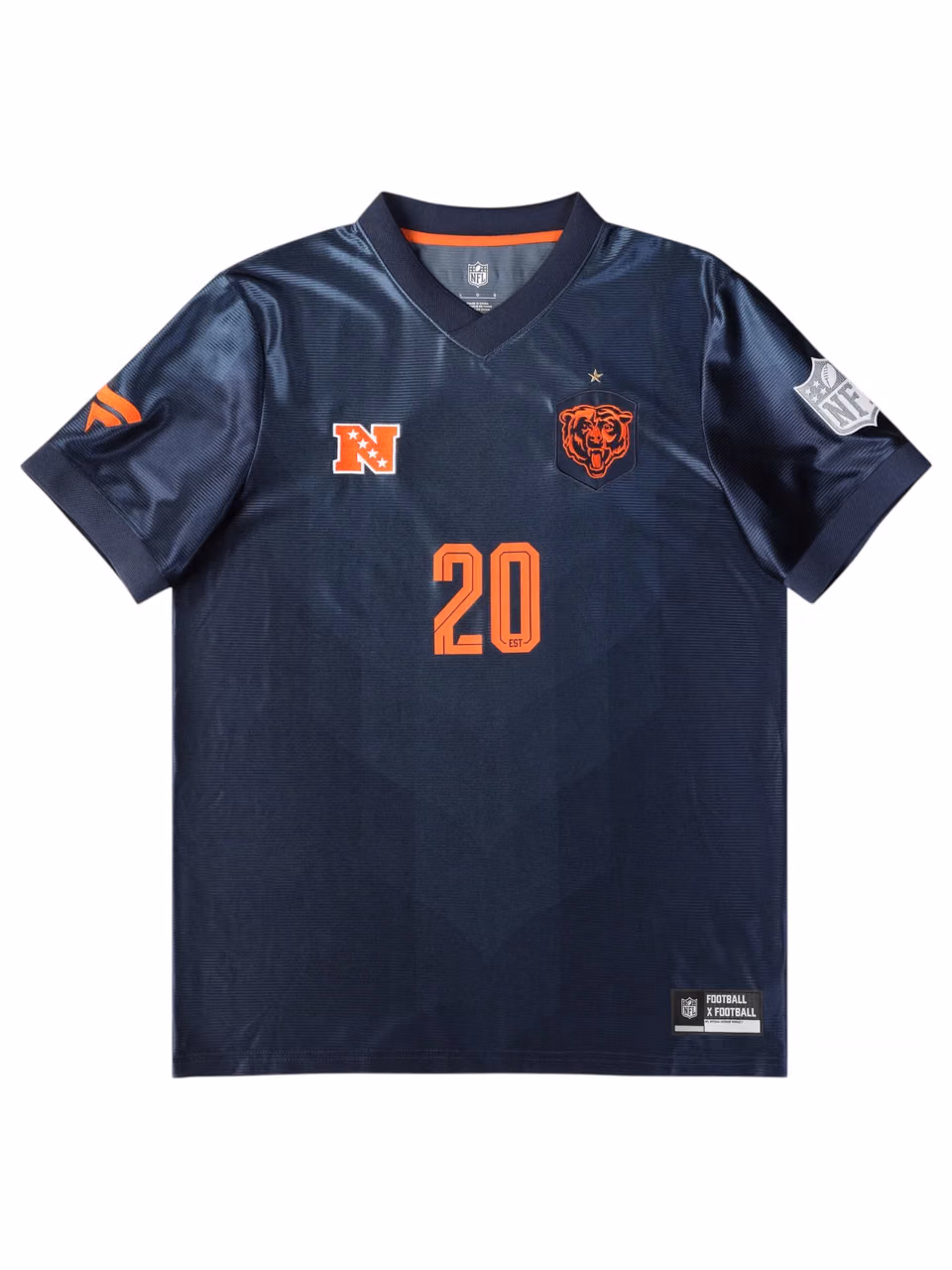 Chicago Bears 2026 Football x Football NFL Fan Jersey Navy view 1