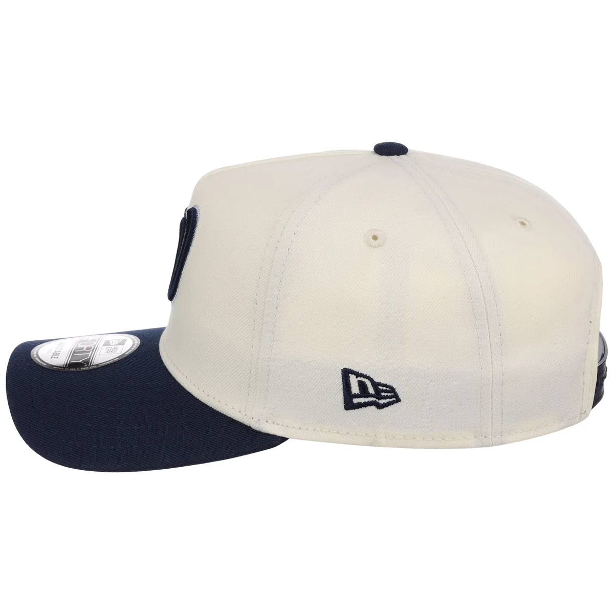 Washington Nationals MLB Chrome x Navy FASHION CORE New Era 9FORTY A-Frame detail view
