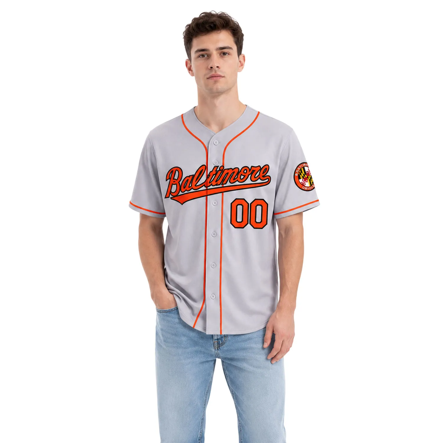 Baltimore Orioles Baseball Jersey Classic Bold Vintage Style