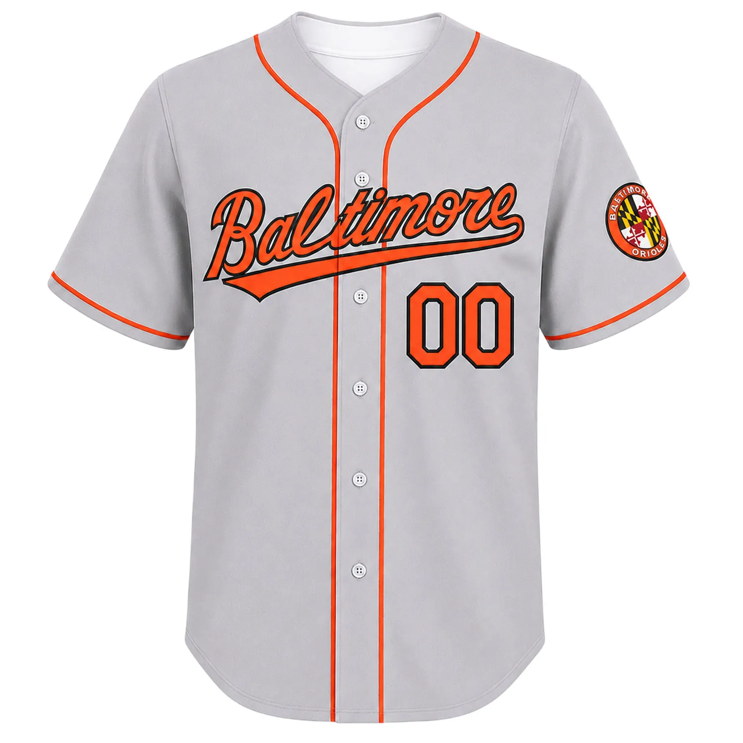 Baltimore Orioles Baseball Jersey Classic Bold Vintage Style