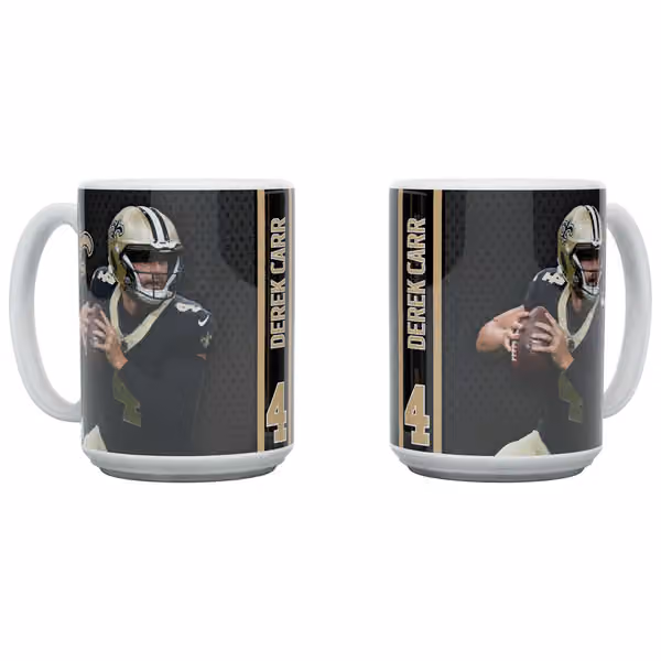 Derek Carr New Orleans Saints Jumbo Mug (450 ml) view 1