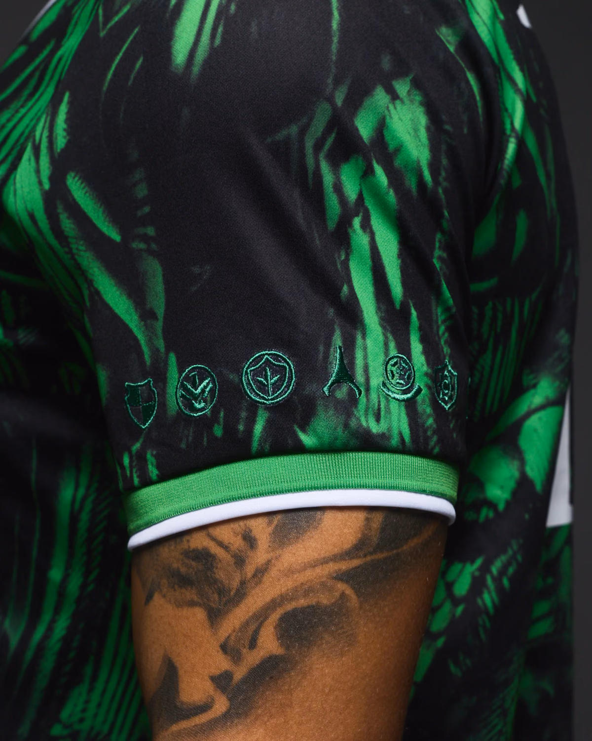 Jersevo Custom Personalized Jay Jay Jersey left sleeve detail