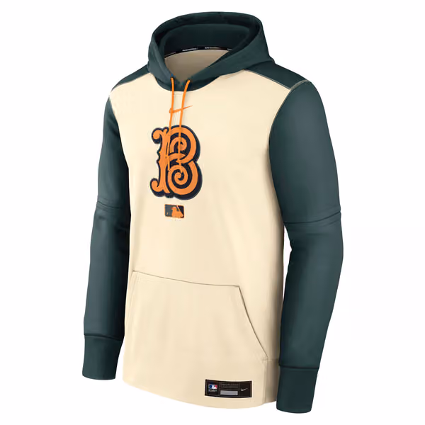 Baltimore Orioles City Connect 2026 MLB Authentic Therma Hoodie Natural view 2
