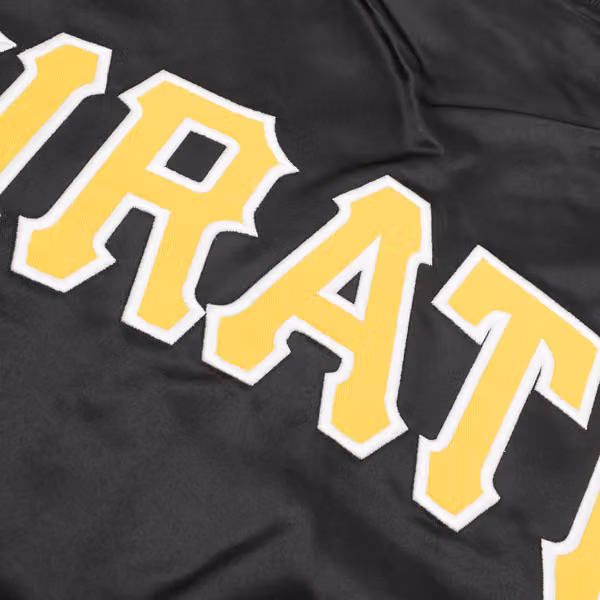 Pittsburgh Pirates '47 Dalston Backer MLB Bomber Jacket Black view 5