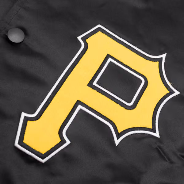 Pittsburgh Pirates '47 Dalston Backer MLB Bomber Jacket Black view 4