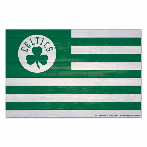 Boston Celtics Americana WinCraft NBA Wood Sign view 1