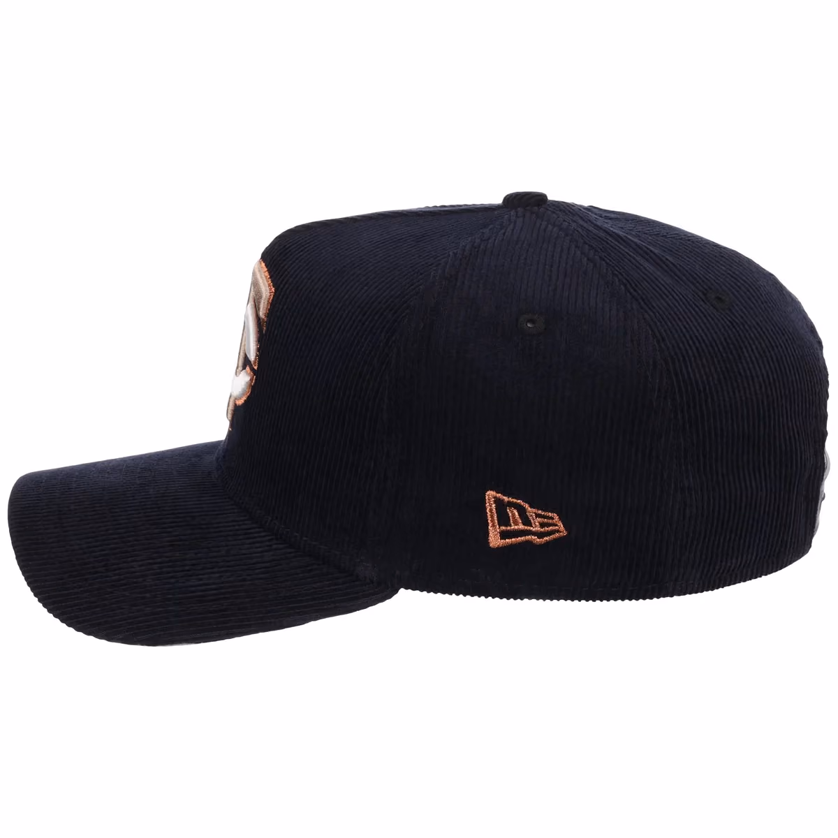 Minnesota Twins MLB Navy Cord FASHION CORE New Era 9FORTY A-Frame detail view