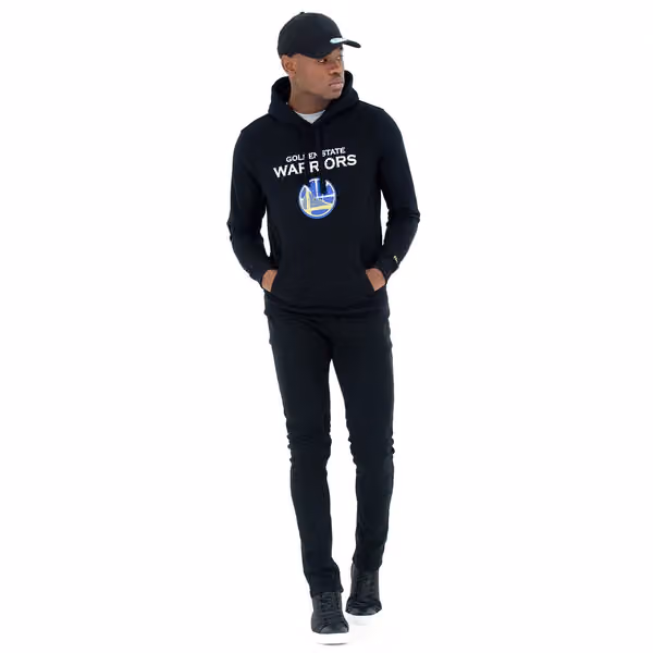 Golden State Warriors Team Logo Hoodie NBA Sweatshirt view 5