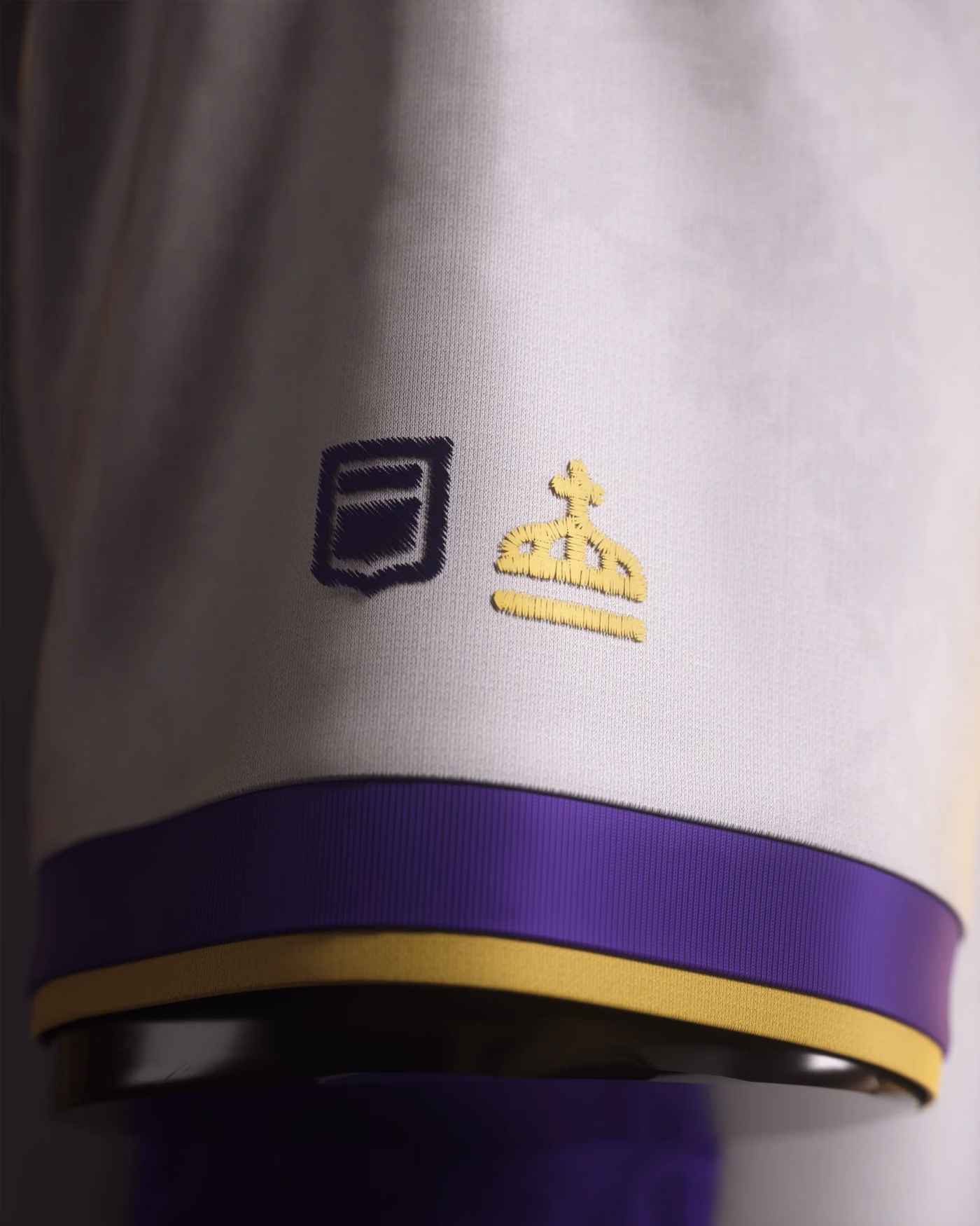 Jersevo Custom Personalized King Karim Jersey (Madrid Edition) left sleeve detail