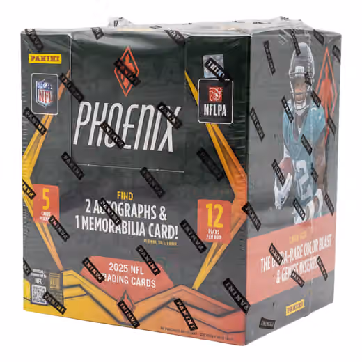 2025 Panini Phoenix Football NFL Hobby Box view 1