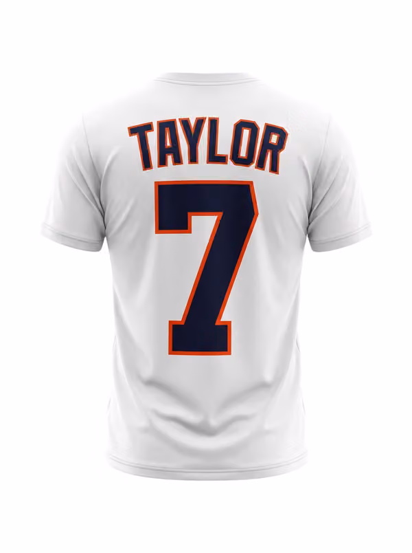 Major League Cleveland Indians Jake Taylor #7 Baseball T-Shirt view 4