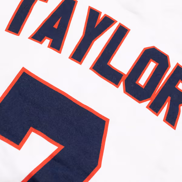 Major League Cleveland Indians Jake Taylor #7 Baseball T-Shirt view 2