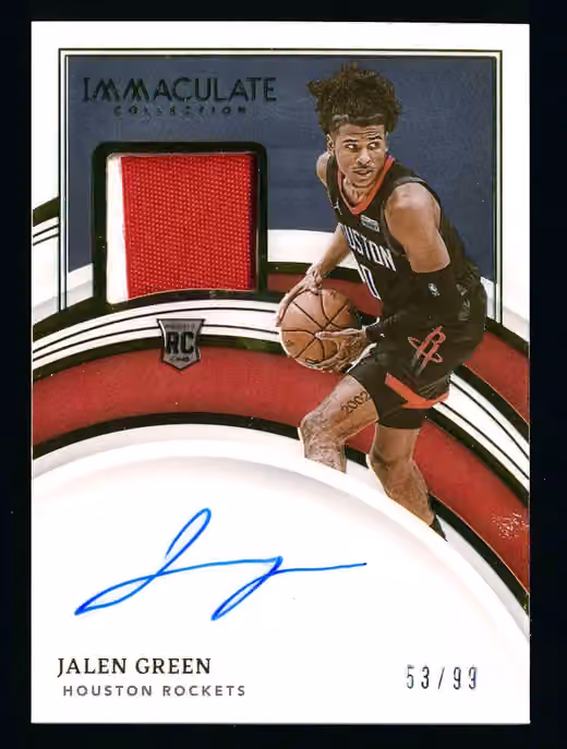 2021/22 Panini Immaculate Basketball NBA Hobby Box view 5