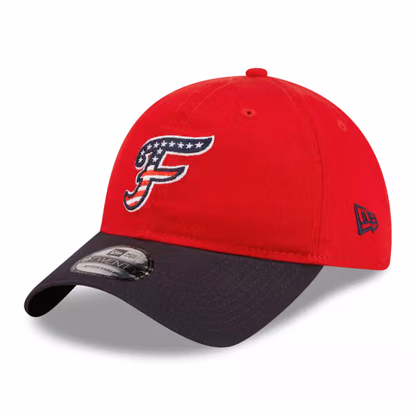 Fredericksburg Nationals New Era 9TWENTY Adjustable MiLB Cap Red product photo