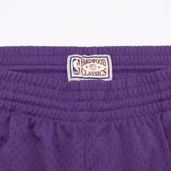 Phoenix Suns 1996-97 Mitchell & Ness Swingman NBA Shorts Purple view 5