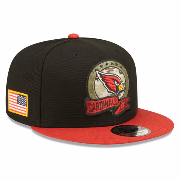 Arizona Cardinals 2022 NFL On-Field Salute to Service New Era 9FIFTY Snapback Cap product photo