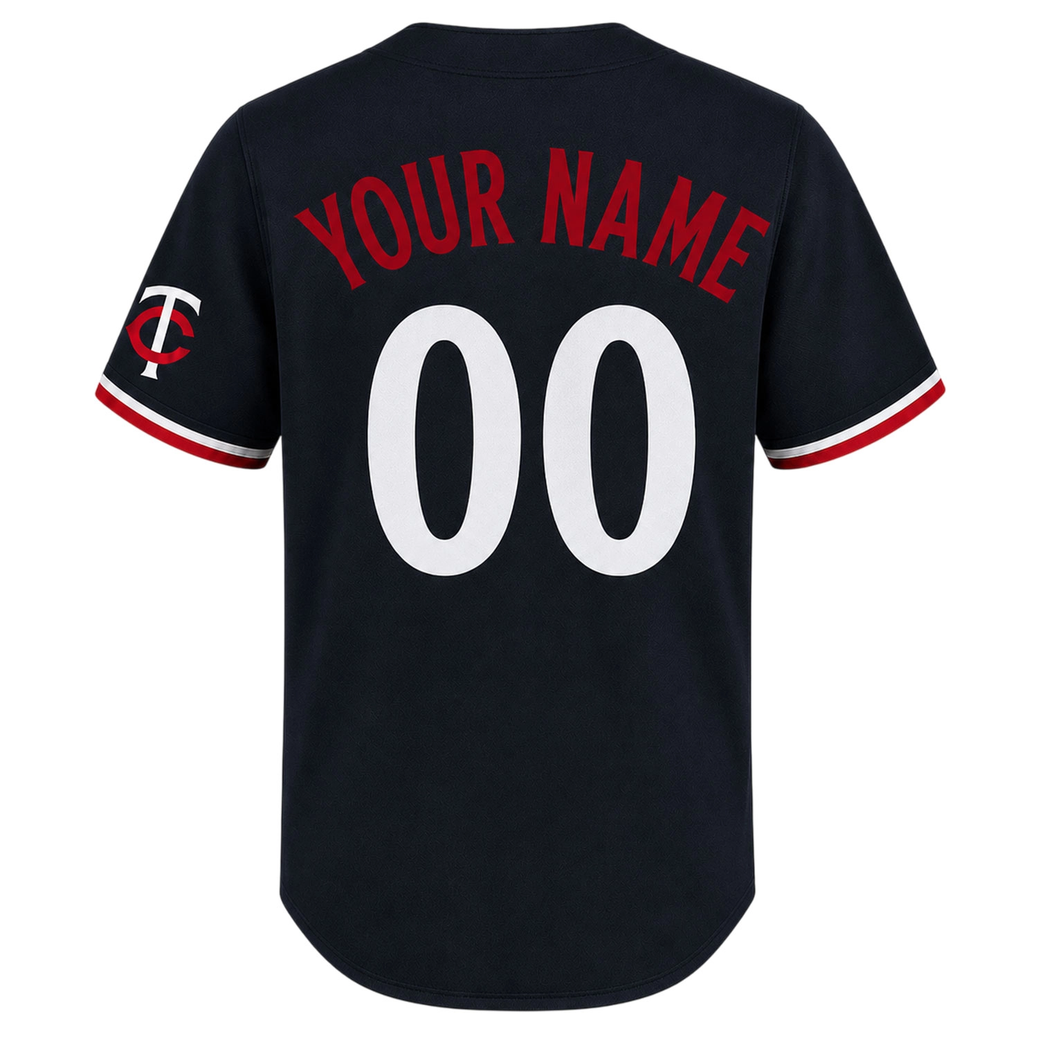 Minnesota Baseball Jersey Custom Exclusive Navy Style