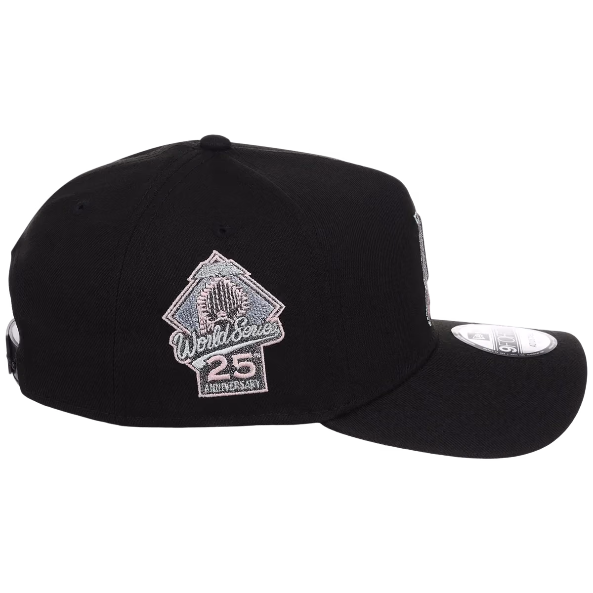 Miami Marlins MLB Pewter Skies New Era 9FORTY A-Frame detail view