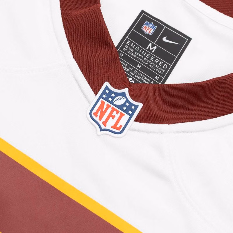 Jayden Daniels #5 Washington Commanders Game NFL Jersey White view 4