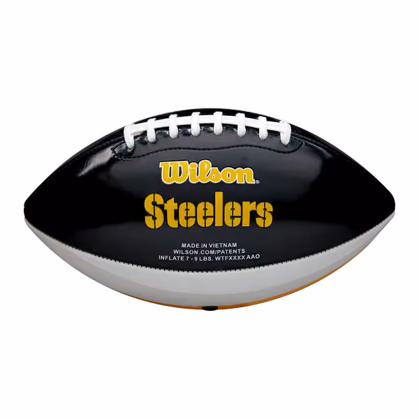 Pittsburgh Steelers City Pride Wilson PeeWee Size NFL Football view 2