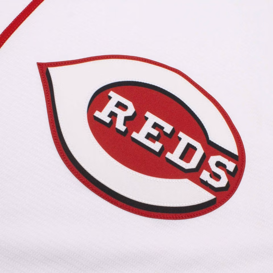 Cincinnati Reds Nike Replica MLB Home Jersey White view 3