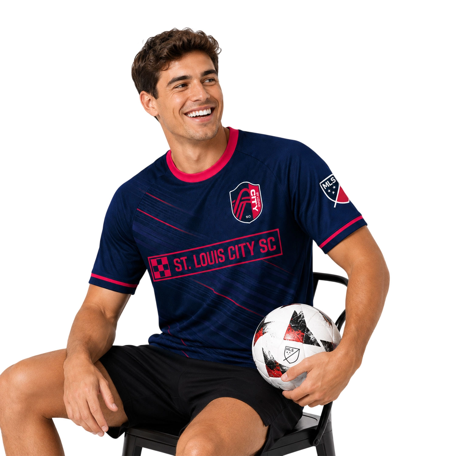 STL City SC Jersey – Remarkable Custom Navy Edition
