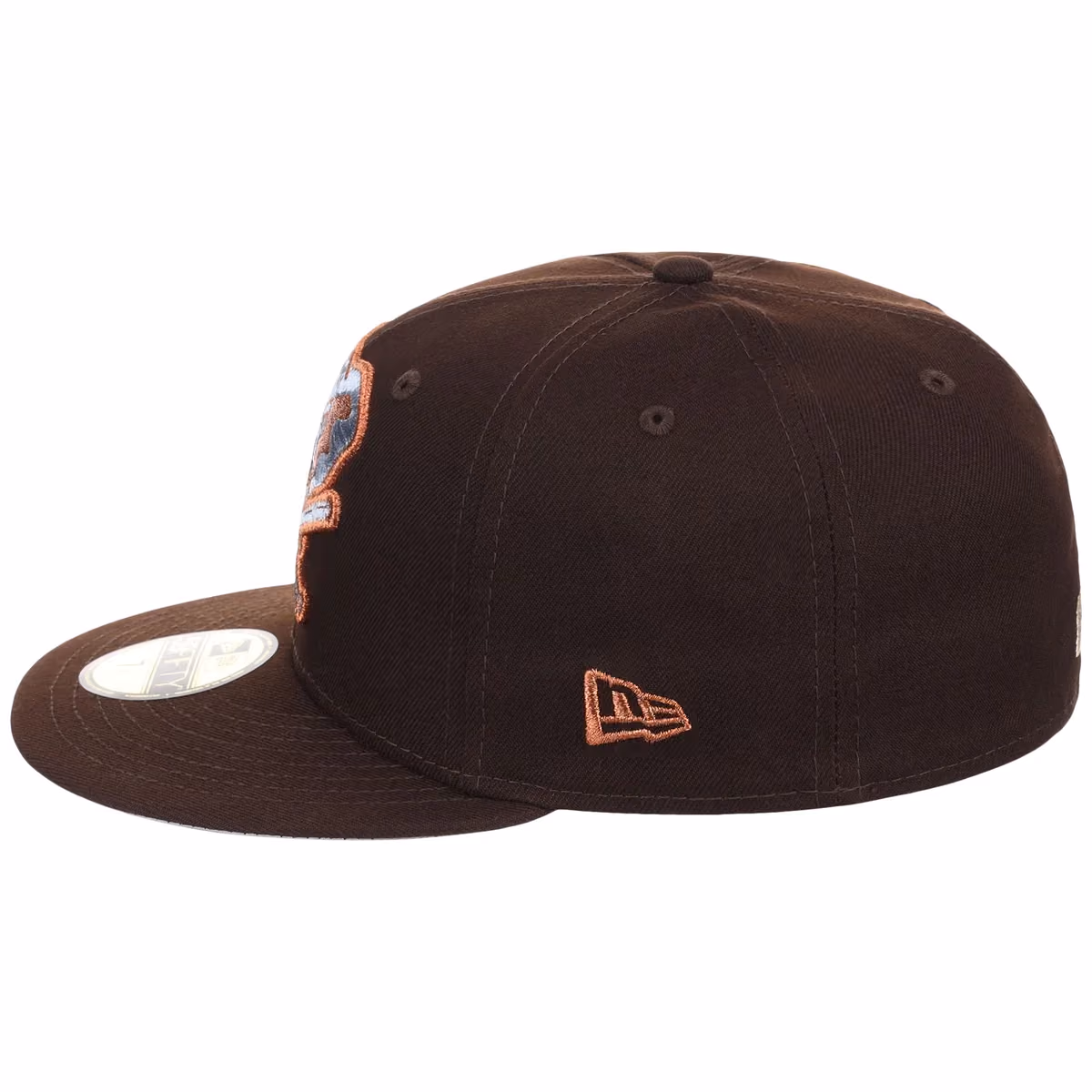 Oakland Athletics MLB Frosted Bark New Era 59FIFTY detail view