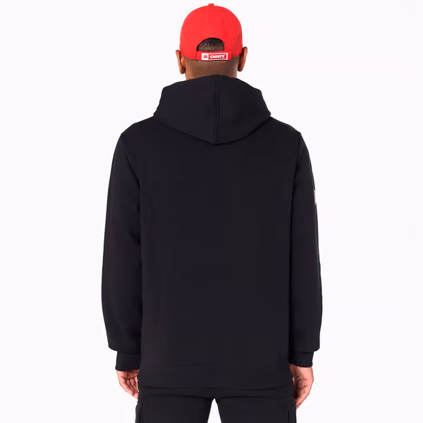 Kansas City Chiefs Logo Hoodie New Era NFL Sweatshirt Black view 2