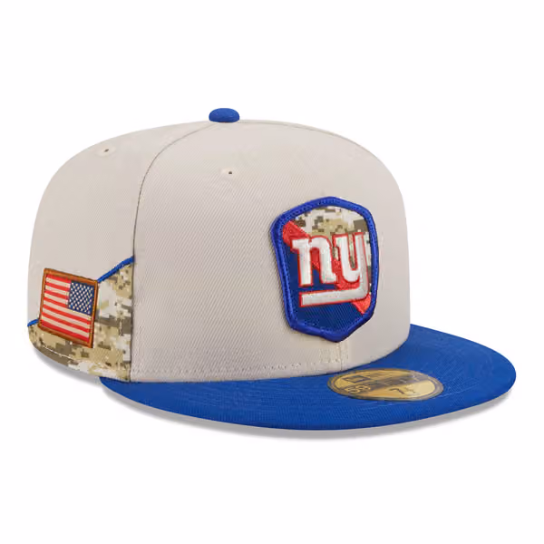 New York Giants 2023 NFL Salute to Service New Era 59FIFTY Fitted Cap product photo