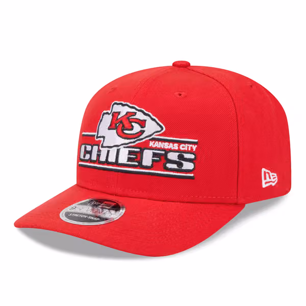 Kansas City Chiefs NFL Stated 9SEVENTY Stretch-Snap Cap Red product photo