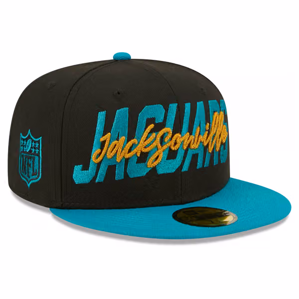 Jacksonville Jaguars 2022 NFL Draft On-Stage New Era 59FIFTY Fitted Cap product photo