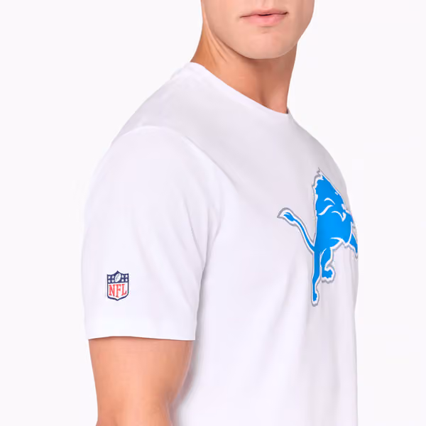 Detroit Lions Team Logo Football NFL T-Shirt view 5