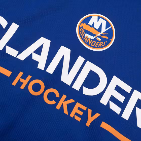 New York Islanders 2025/26 Authentic Pro Rink Tech NHL Hoodie Blue view 3