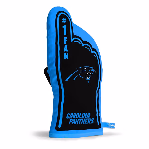 Carolina Panthers #1 Fan NFL Oven Mitt view 2