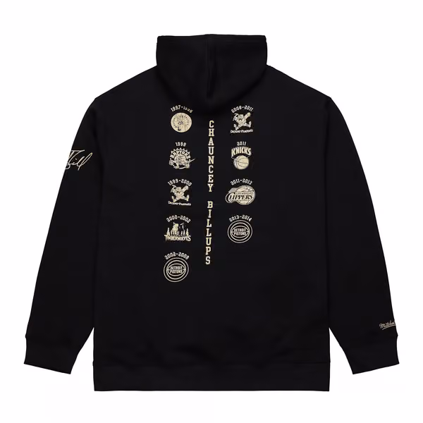 Chauncey Billups 2024 Hall of Fame Mitchell & Ness Premium NBA Hoodie view 2