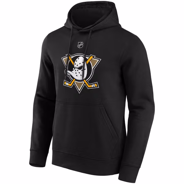 Teemu Selanne #8 Anaheim Ducks Iconic Player NHL Hoodie Black view 2